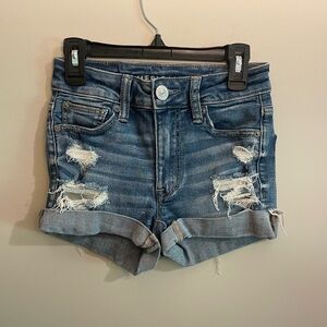 next level stretch jean shorts